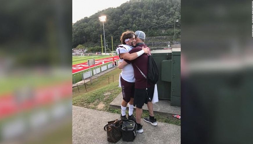 Nurse Arranges For A Plane To Fly A Dying Father To See His Son Play Football One Last Time